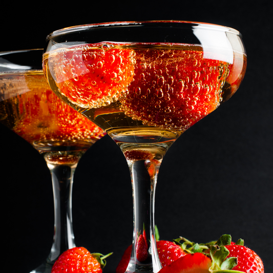 Le champagne aux fraises