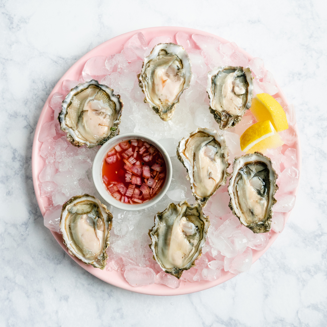 Les huîtres à la Mignonette