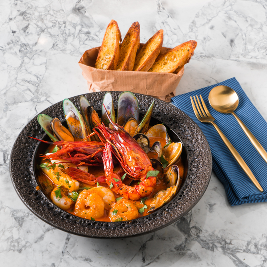 Le ragoût de fruits de mer épicés